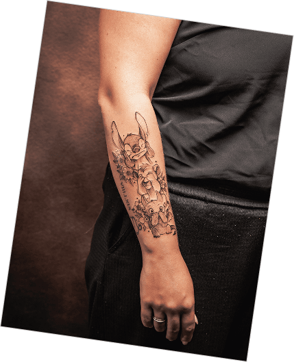 Tatouage réalisé au salon Le Trait Noir